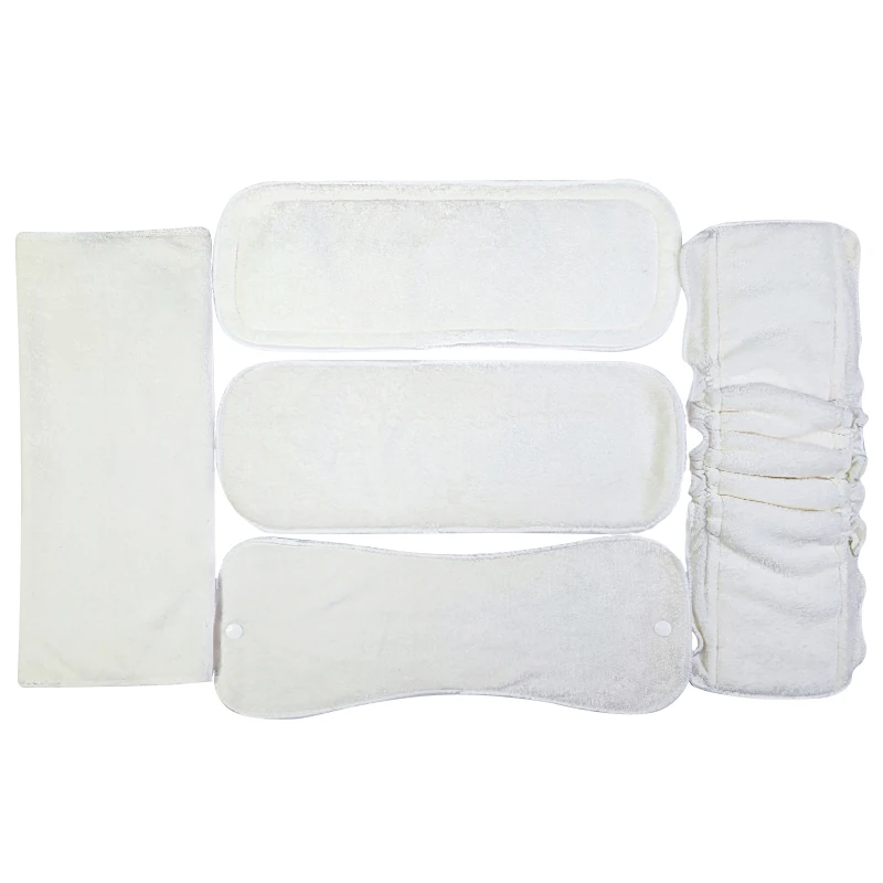 breathable muslin prefold hibrid biodegradable cloth diaper changing inserts