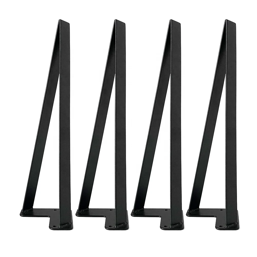 
Простые современные металлические ножки V образной формы, черные шпильки для стола, долговечные ножки для мебели, чугунные ножки для обеденного стола  (62208607264)