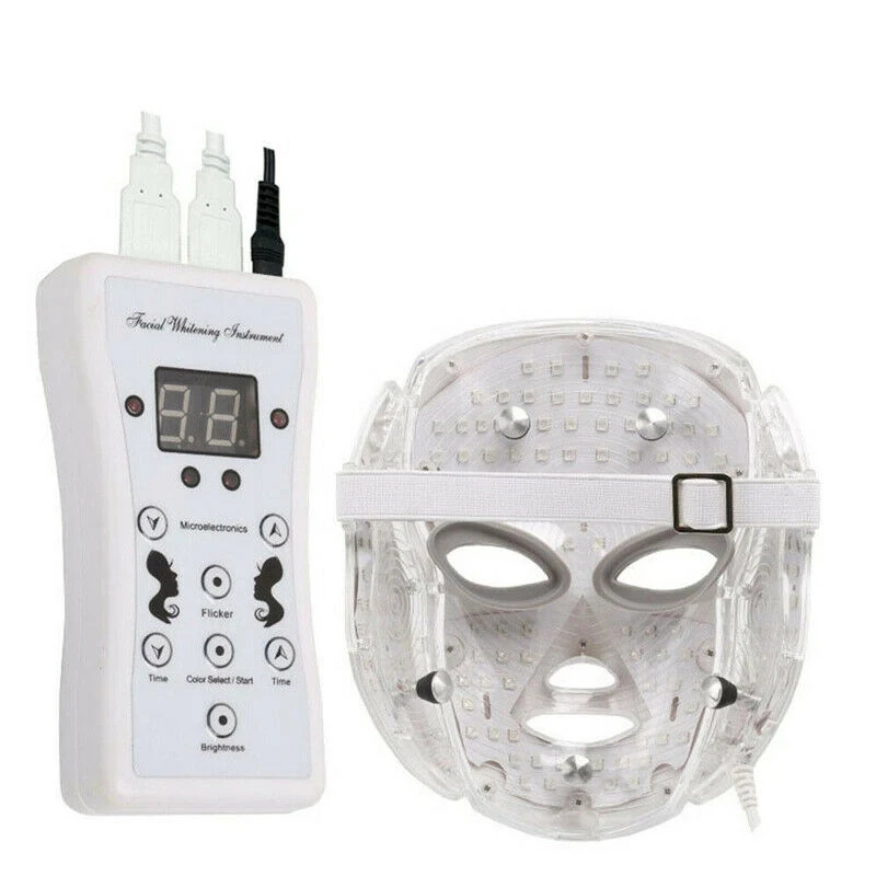 skin care PDT machine infrared LED electrical  facial mask photon red light therapy masker 7 color beauty laser Masks