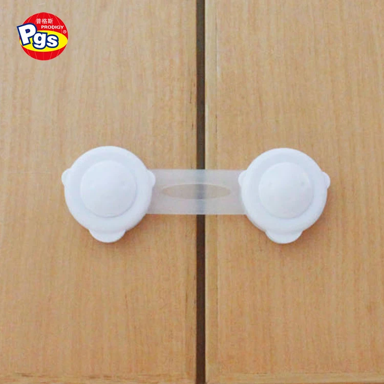 Hot selling OEM ABS plastic closet door child lock safety bottom door lock