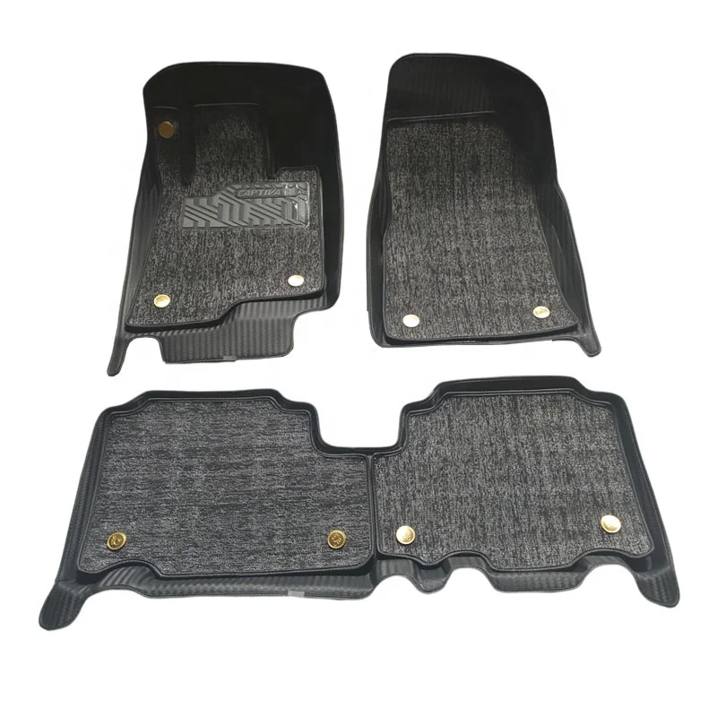 Factory Directly  Car Floor Mat Set XPE EVA Luxury 5d Original Customized Black Waterproof Custom for Chevrolet Cobalt 2014 2018
