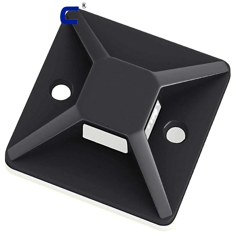 2021 Popular Latest Design Nylon Self Adhesive Wide Zip Tie Mount Cable Tie Mount