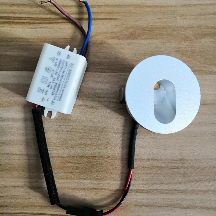 Mini cute design indoor outdoor recessed 3w led step stair light wall mounted