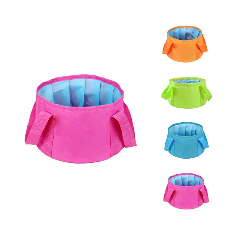 15L Portable Folding Camping Washbasin Outdoor Fishing Travel Basin Bucket Bowl Sink Washing Bag Water Foot Bucket