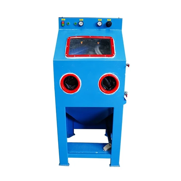 Vapor honing blasting machine wet sandblasting cabinet