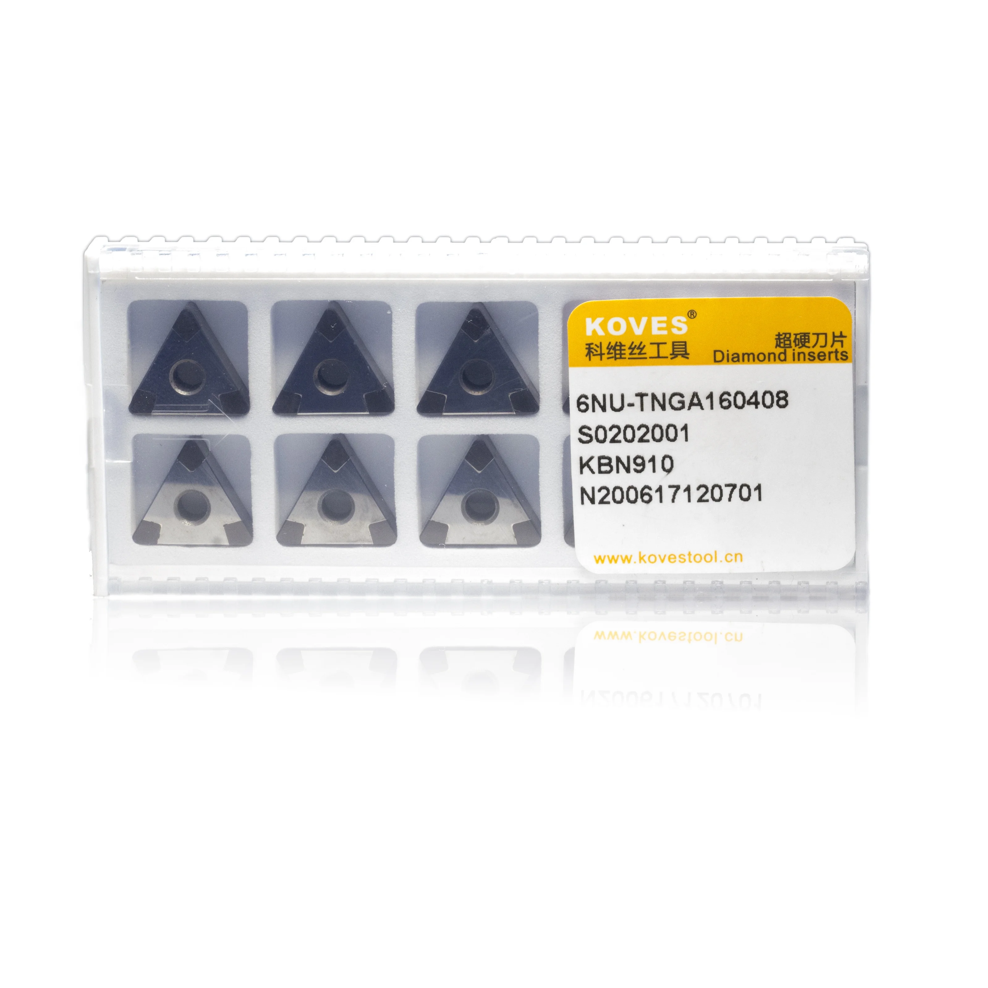 CBN carbide insert for cast iron machining and chilled hardened steel