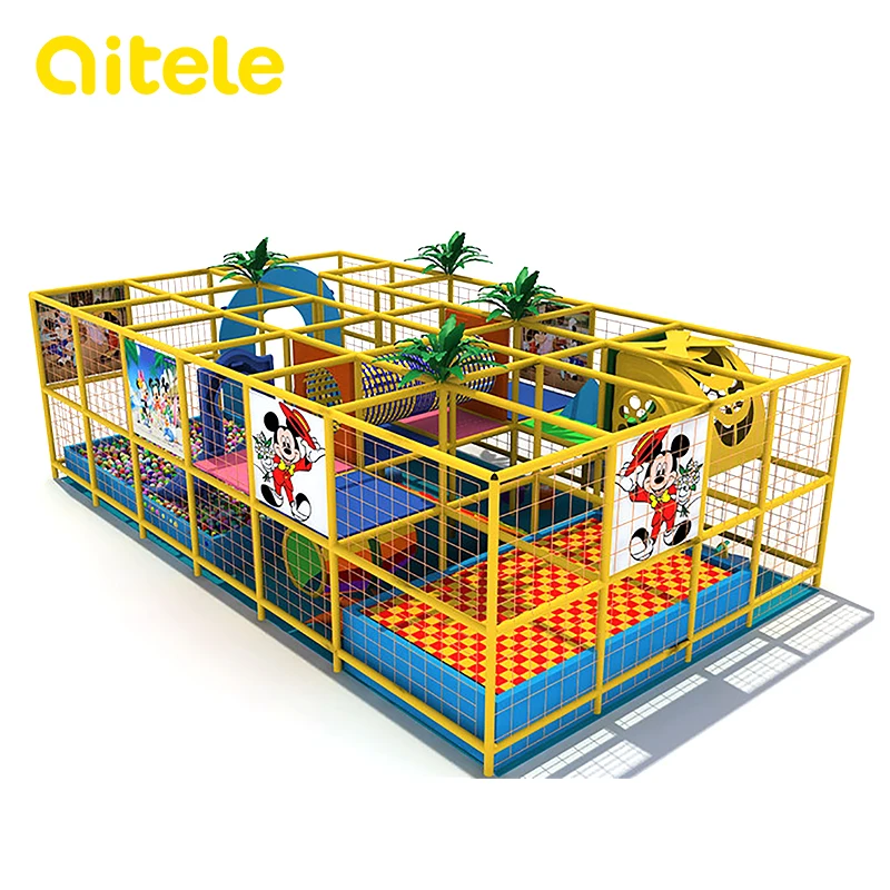 Kids safe used indoor playground business equipment for sale