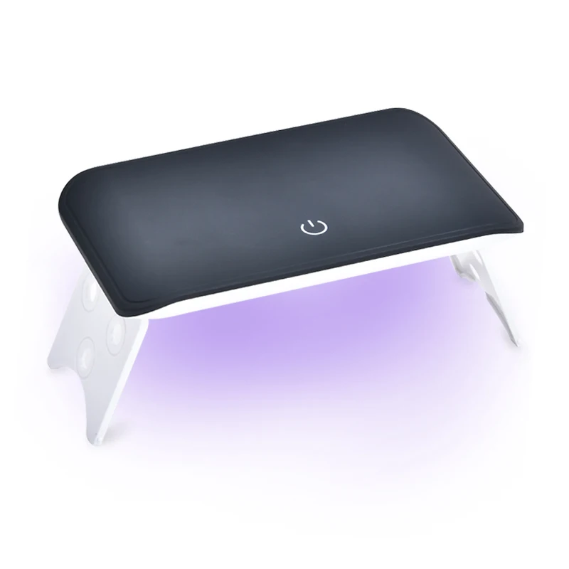 24w H7 touch switch customizable logo foldable usb power uv led lamp nail dryer mini uv led nail lamp