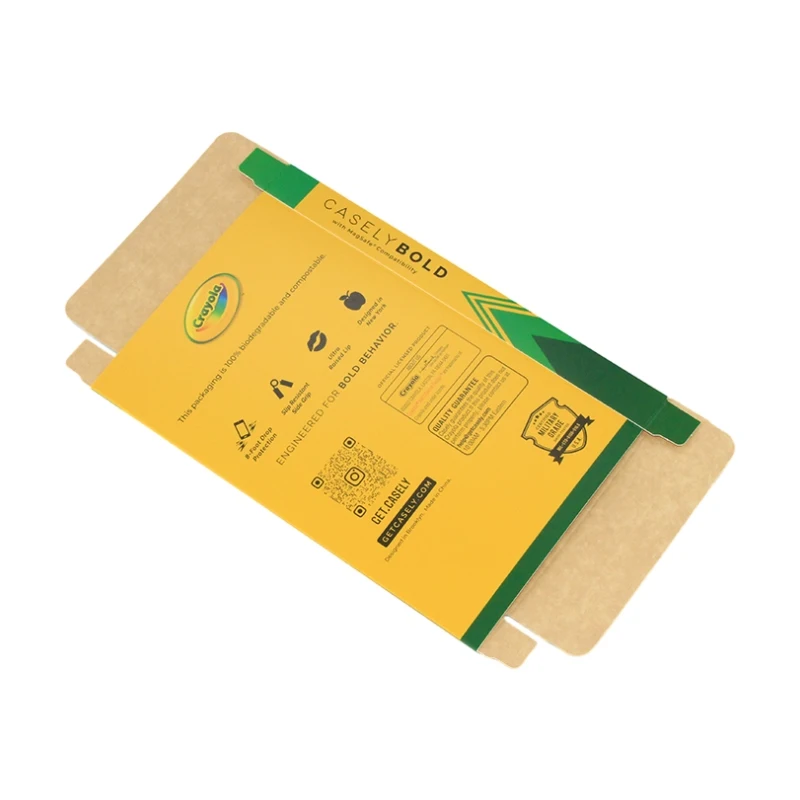 Wholesale Custom Printing recycled kraft paper box degradable Essential oil Cosmetics packaging box