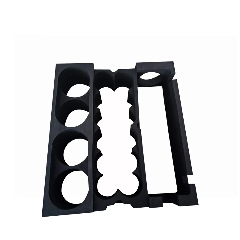 Hot sales cardboard gift packaging bottle foam lining magnetic box with cut EVA foam package insert