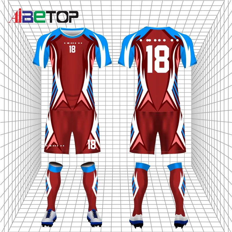 Customized Sublimated Printing Performance Soccer Wear Football Jersey Team Uniform Training Suits Soccer Jersey