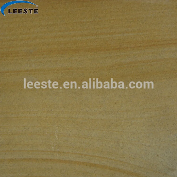 Natural Sandstone Slabs Paving Stone Yellow Sandstone Rock For Villa Wall Tile