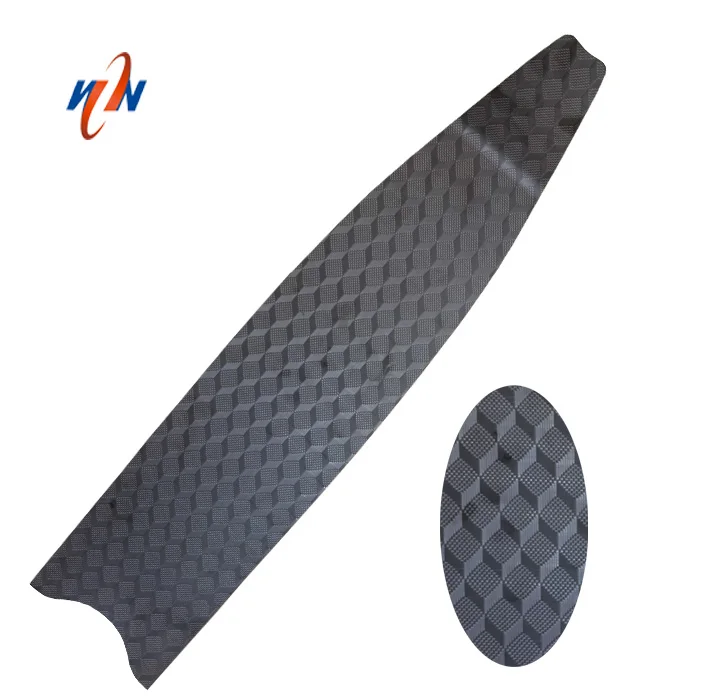 Water sport spearfishing hunting scuba diving free diving carbon fiber long flipper fin blade