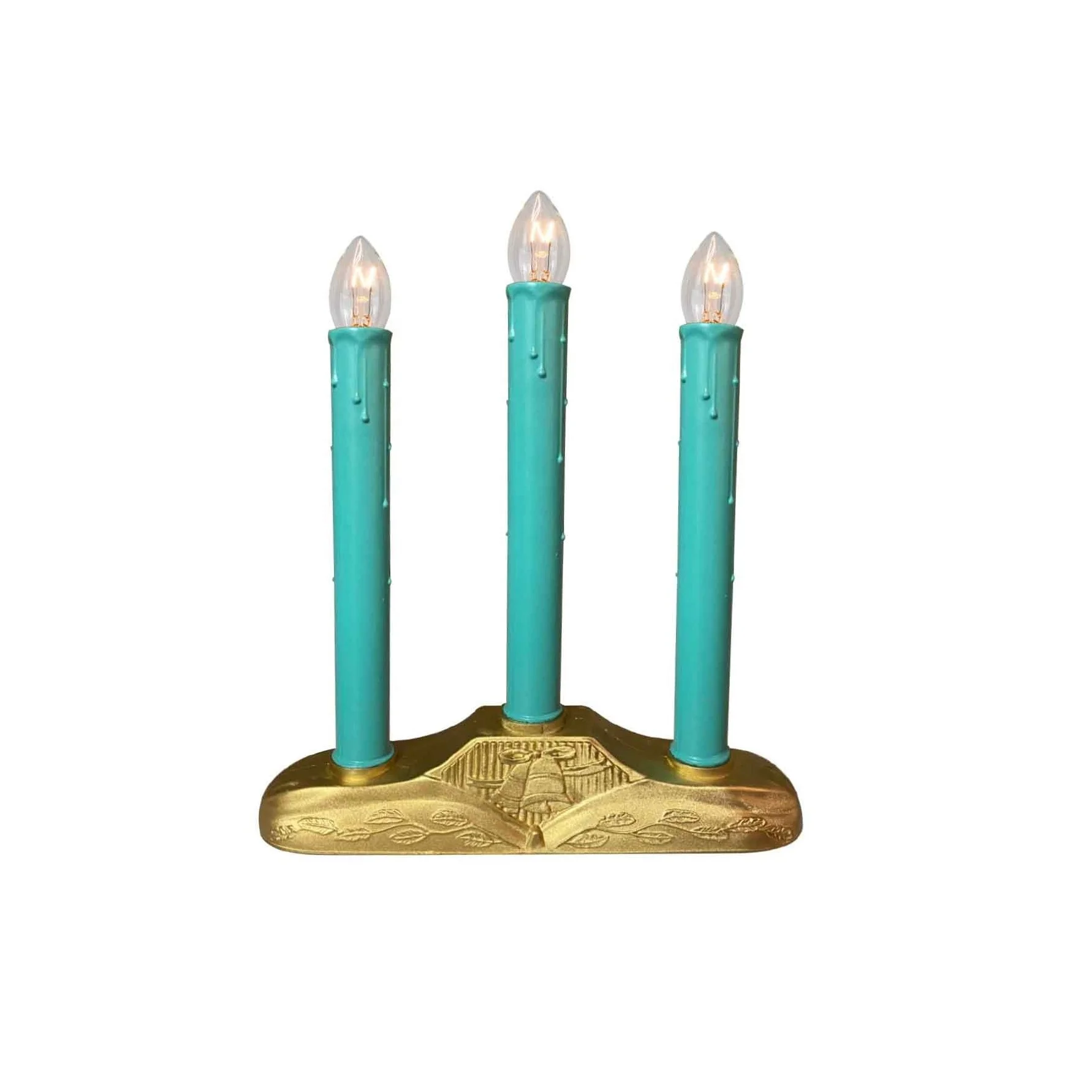 HQ NEW E12  C7 3 Light Candolier Electronic Home Decoration Christmas  Outdoor Led String Lighted Turpuoise Candle Wholesale