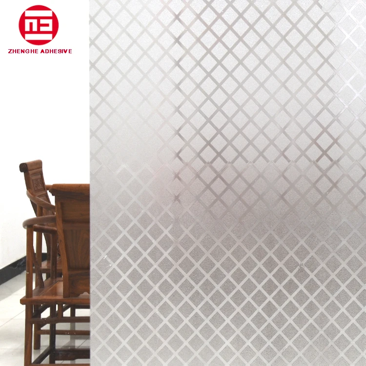  Цветная декоративная клейкая пленка для окон Zhenghe с принтом на заказ