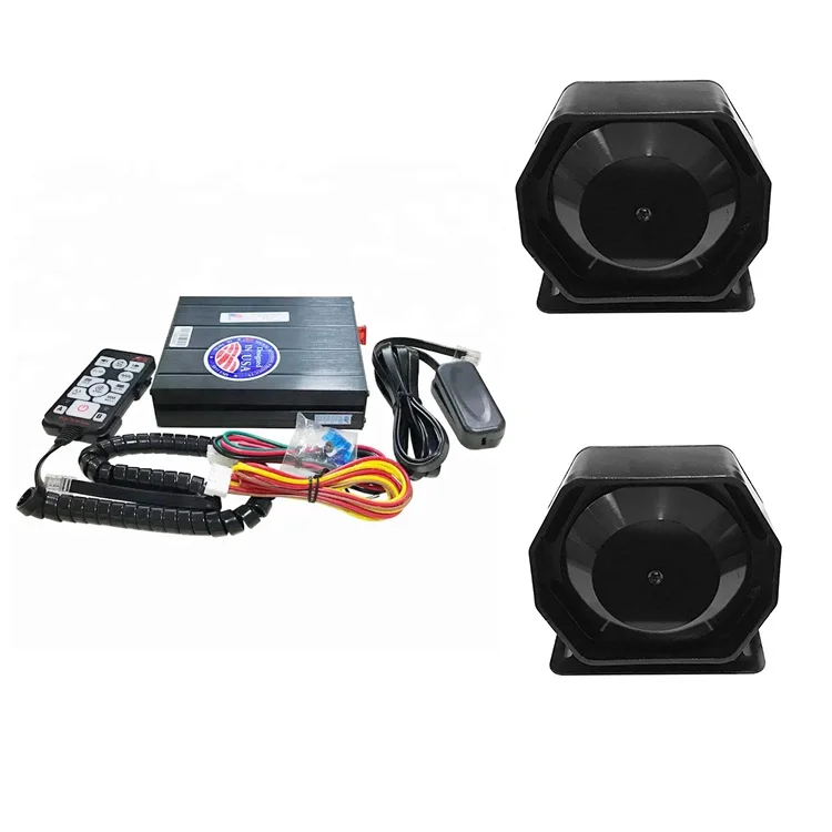 400W wired controller car vehicle truck auto amplifier siren horn
