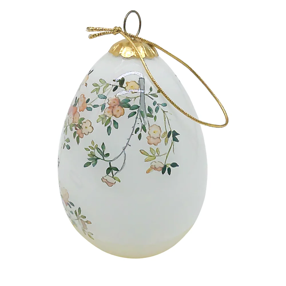 Специальная ручная роспись Новинка стеклянные пасхальные яйца орнамент