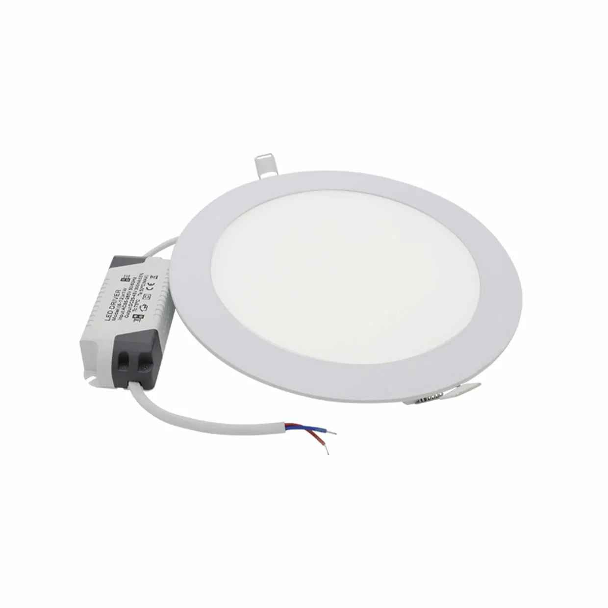Factory Direct Ultra Slim 3W 6W 9W 12W 18W 24W Round LED Panel Light Recessed Downlight for Commercial Lighting Project