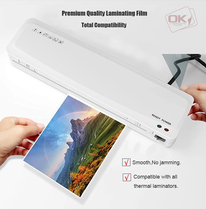 A4 Matte Writable Laminating Pouches PET Film Laminating Pouches UV Laminating Film