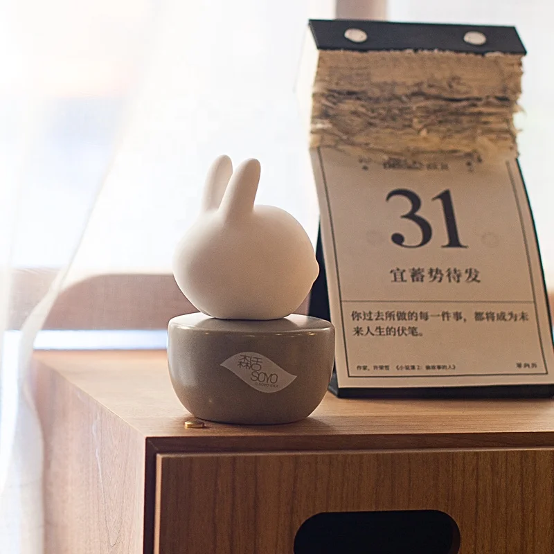 Eco-Friendly Ceramic Pets Shape Aroma Reed Diffuser