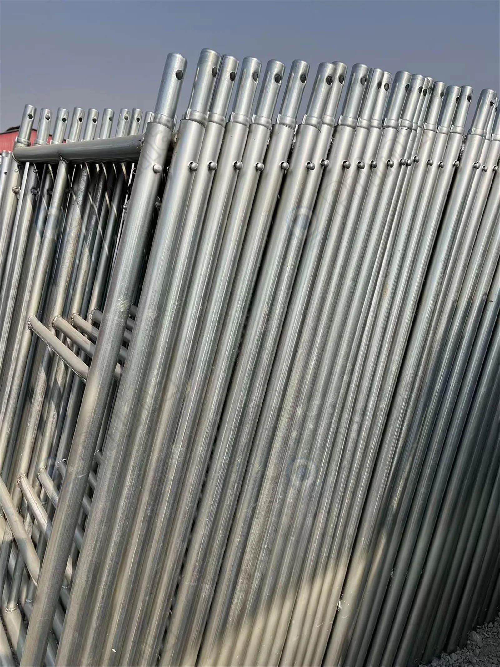 Scaffold aluminium mobile easy with wheels aluminium scaffolding set with telescopic ladder on each side