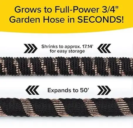New Copper Technology Expandable Garden Hose