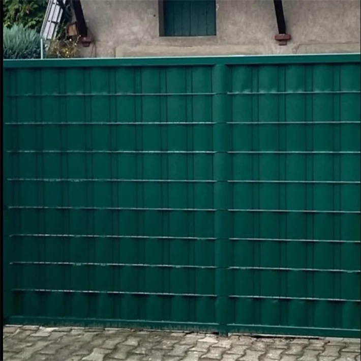 2.53m PP polypropylene hard privacy screen strips for double rod mats, thickness of 1.1 mm for the fence