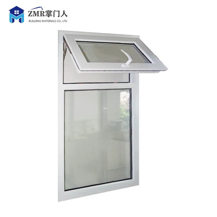 Upvc top hung window european pvc casement window american style pvc swing window