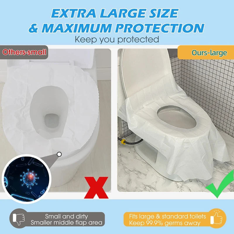 Disposable paper toilet seat cover disposable toilet mat toilet seat paper cover