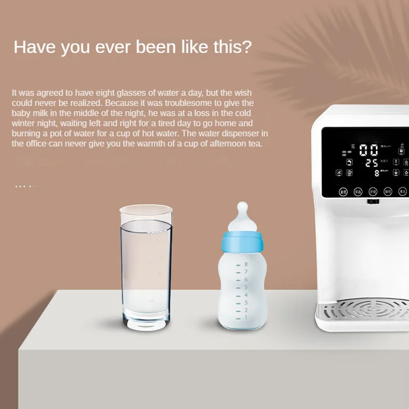 countertop water purifier TDS display 3 seconds quick heat desktop water dispenser free installationwater purifier dispenser