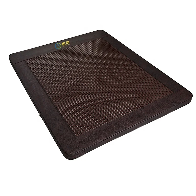 Electric Heated Jade Tourmaline Pad With Customized Logo Germanium Stone Infrared Heating Massage Mat
