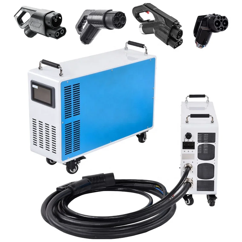 100A DCFC EVSE Charging Station Fast Charge for ID4 VW ID6 Mobile EV Car Charger GBT DC Mobile Charger for Car EV Fast Charging