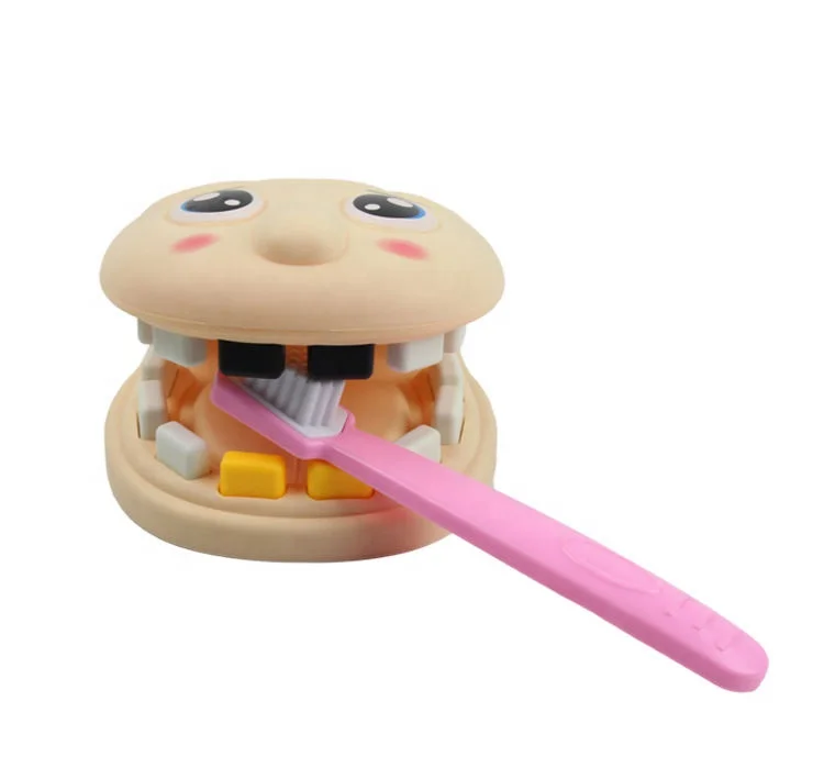 Educational Learning Medical Simulation Plastic Dentist Teeth Brush Pretend Play Tool Gift Set Doctor Toys