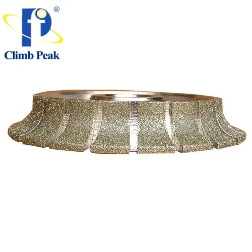 New design low price vacuum brazed diamond grinding wheel