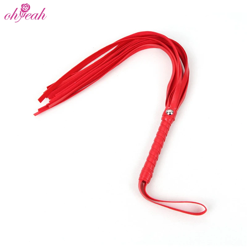 Wholesale in stock dominatrix flogger braided sex bdsm spanking leather whip