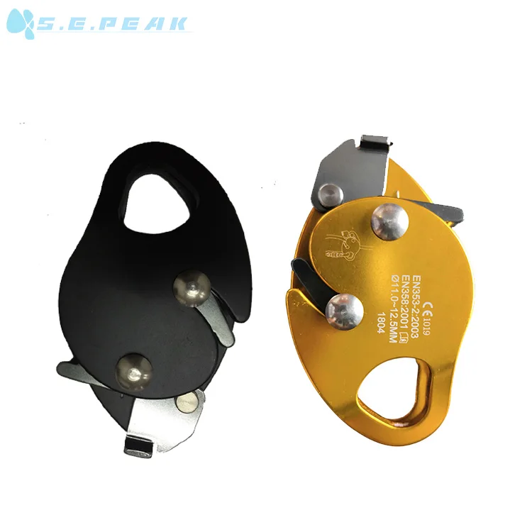 Hot Selling Type  CE Standard Climbing Rope Grab Rock Climbing Rope Grab For Nylon Rope