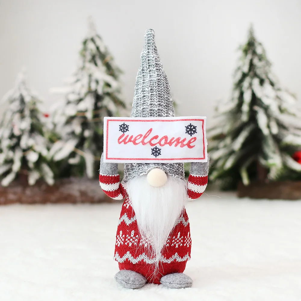 2024 New Arrivals Raise a sign Christmas Gnomes Ornament Other Christmas Decorations