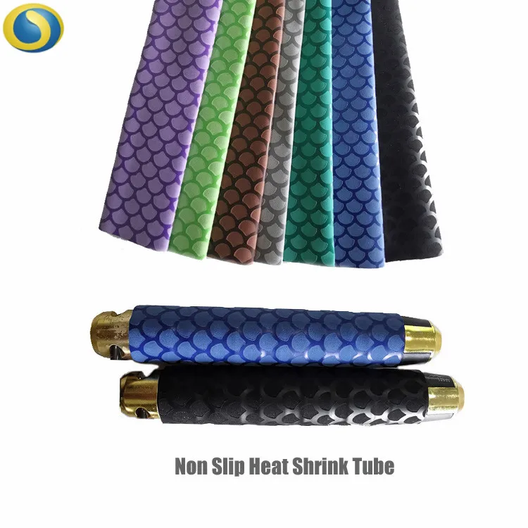 New design fish scale pattern non-slip heat shrinkable tube for handles