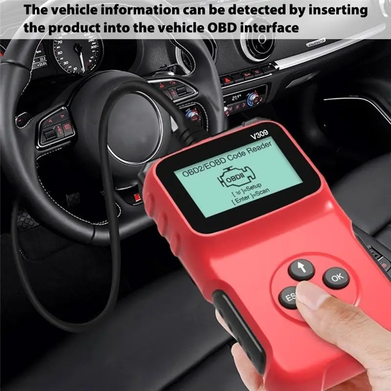 Universal V309 OBDII Diagnostic Tool Code Reading Card ELM327 V309 OBD 2 OBDII Car Auto Diagnostic Tool Interface Scanner