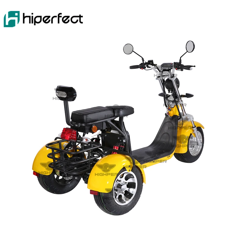 Electric 3-wheel big wheel Motorcycle scooter for adults