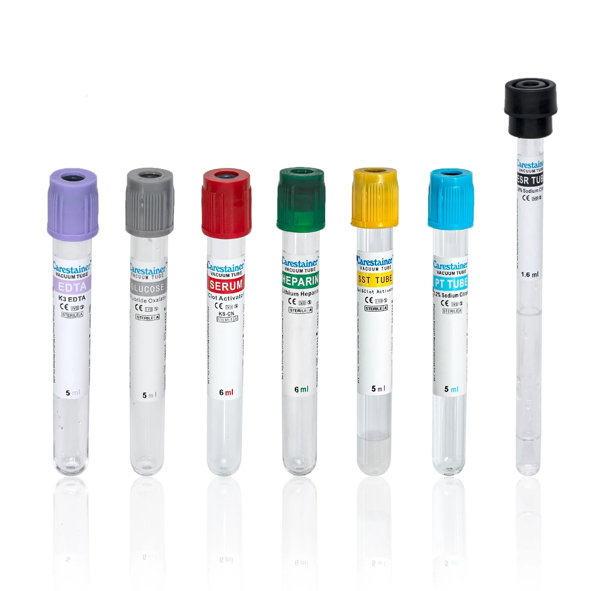 Professional Laboratory 5 ml Coagulation Test Sodium Citrate Vacutainer Blood Collection Tube