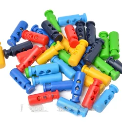 Colorful plastic cord end spring stopper drawstring cord stopper for garment accessories