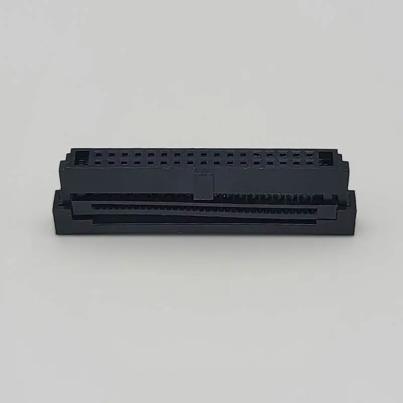 custom 6-28pin 1.27mm pitch 34 pin idc socket double row female connectors extension assembly