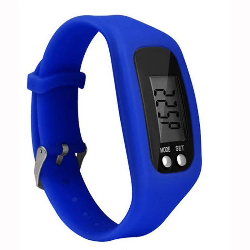 Silicone electronic pedometer bracelet watch Multifunctional pedometer spot wholesale sports led electronic watch special price