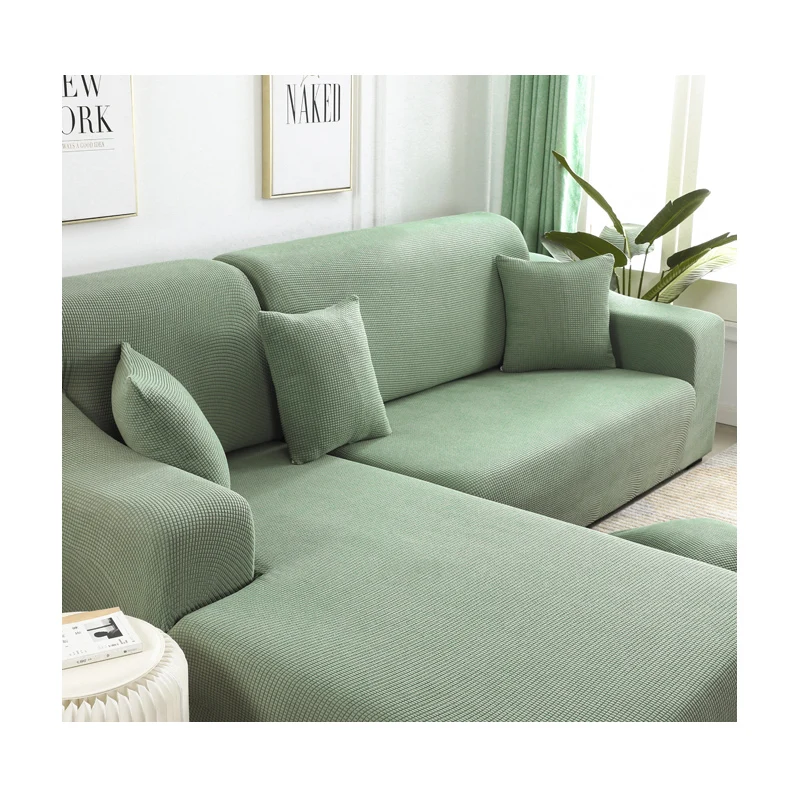 
low price All-inclusive l high quality polar fleece custom sofa cover for hotel 