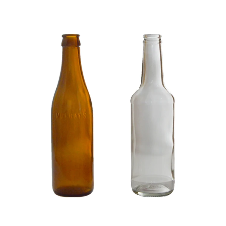 Glass beer bottles manufacturing with cork 330ml glass empty amber beer bottle