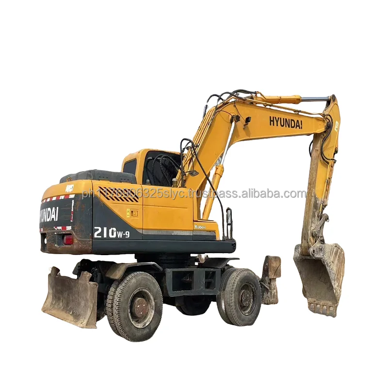 Used hyundai wheel excavator r210w-9 for sale , Hyundai r210 r215 r225 original excavator,used hyundai 210-9s excavator 225-9