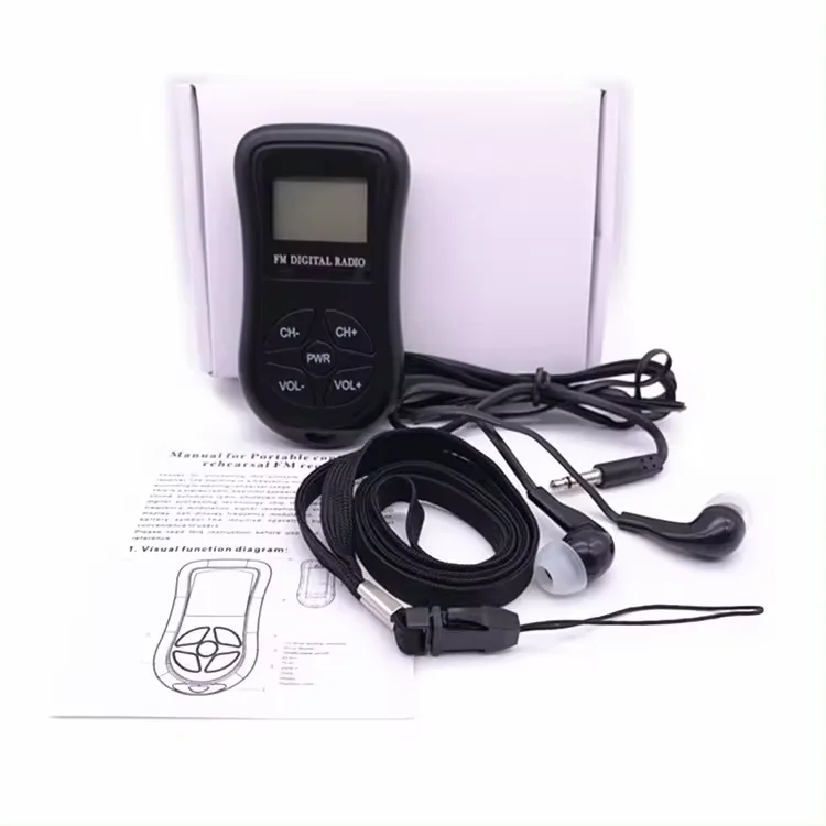 Wholesale Stereo FM Radio Transistor Conference Digital Tuning Receive with LCD Display