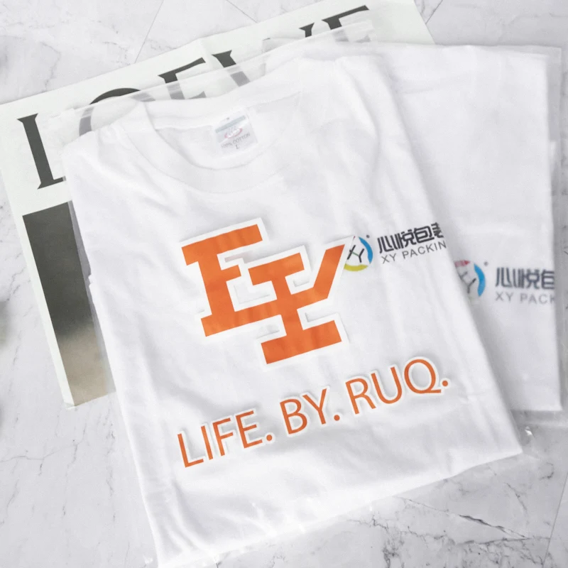 custom bags with logo plastic bag resealable printed frosted zipper zip lock packaging bags for clothing