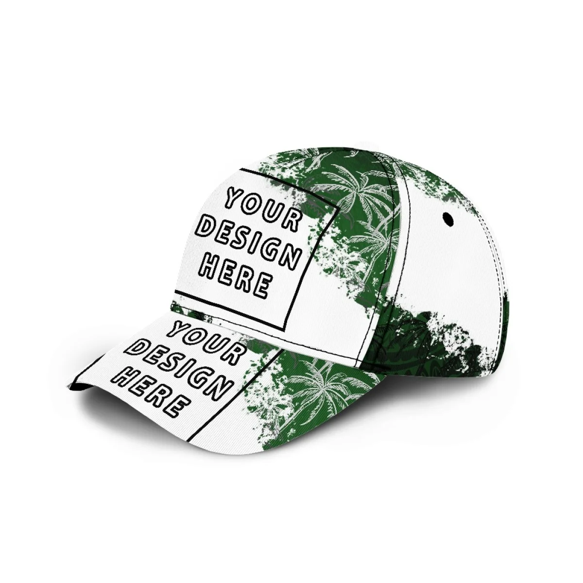 Accept Customized Logo New Fashion Unisex Polyester Peaked Cap Print On Demand Custom Outdoor Sun Hat Baseball Cap